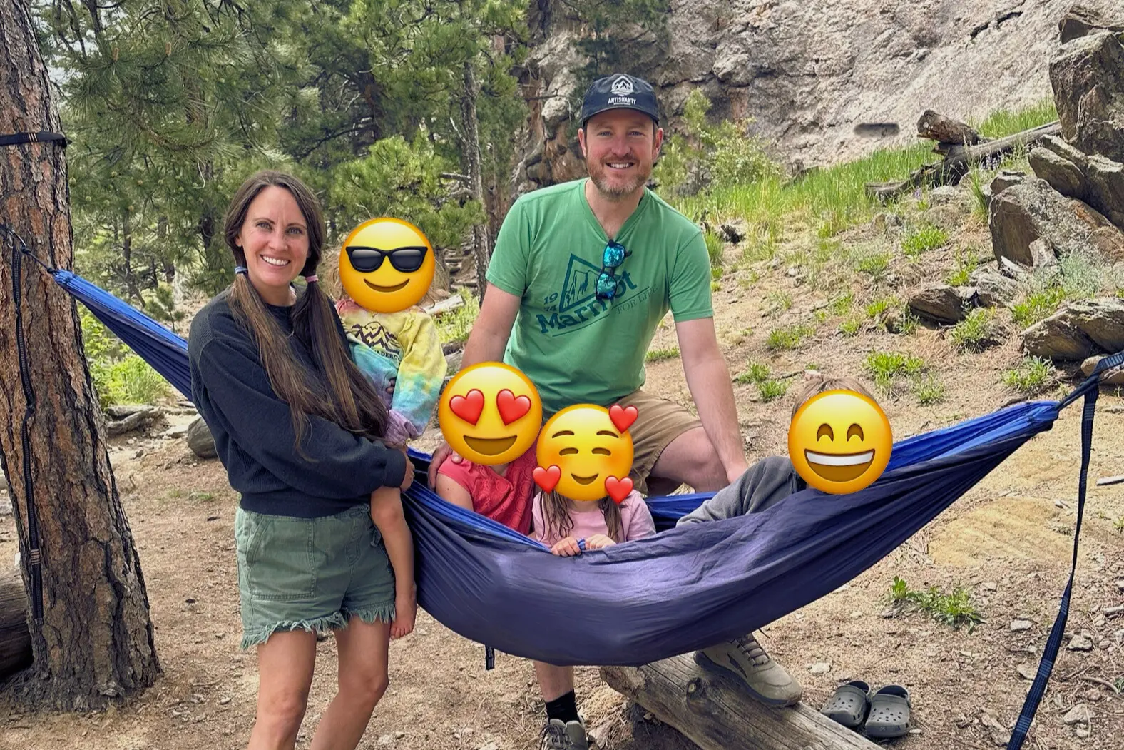 Picture of our family camping
